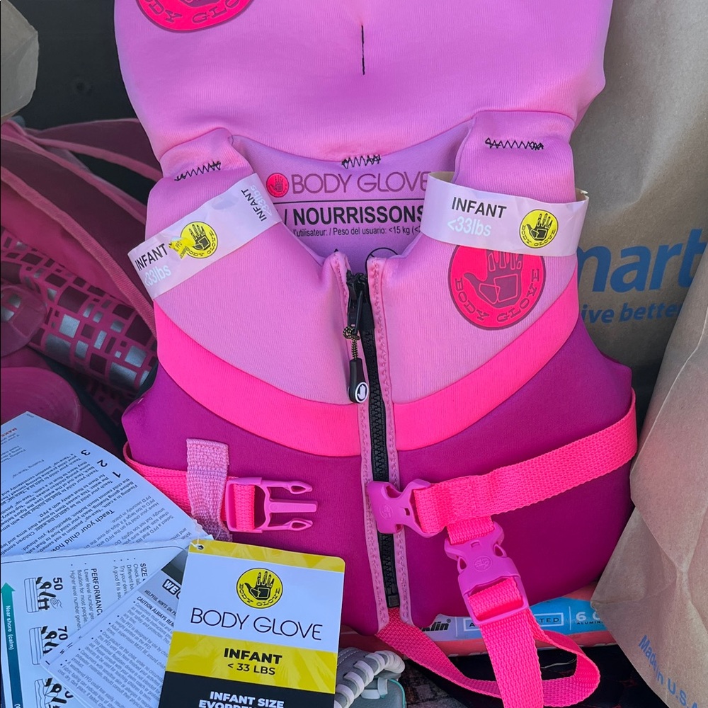 Body Glove Pink Infant Safety Vest